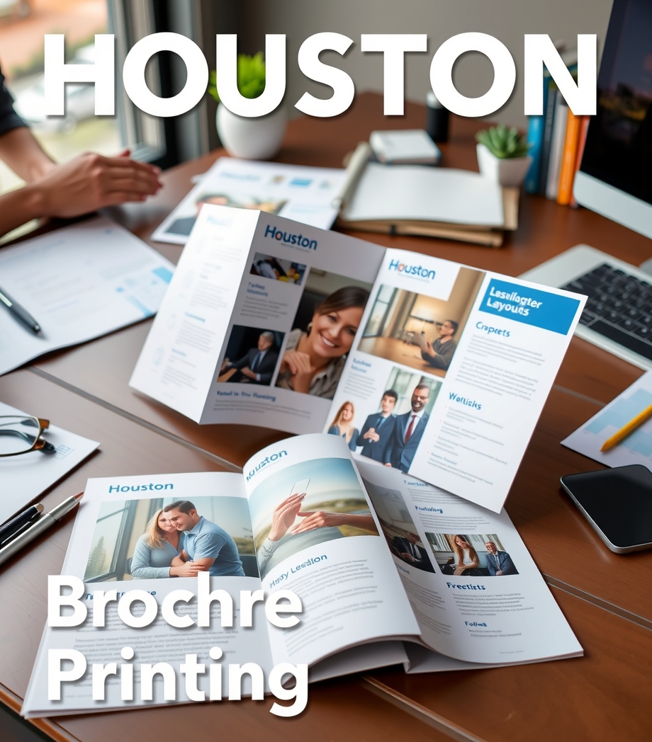 Preparation visual for Houston Brochure Printing Guide