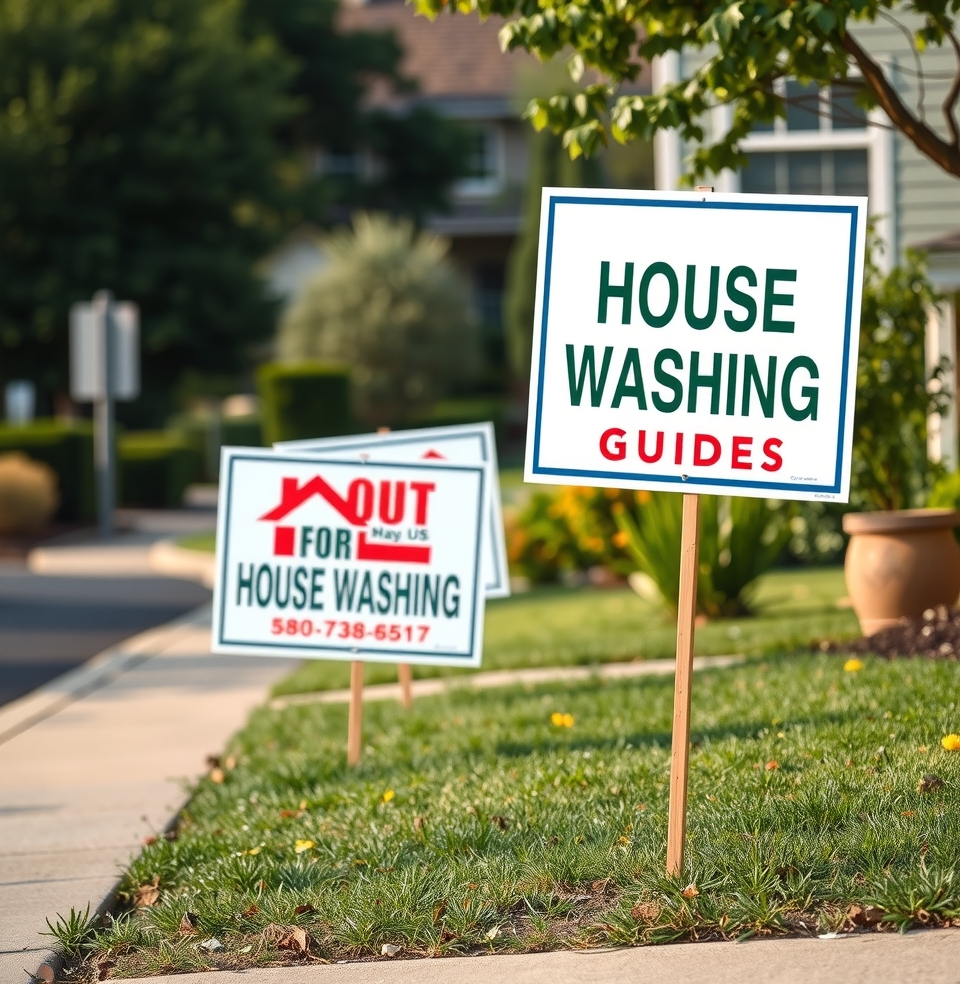House Washing Yard Signs Guide