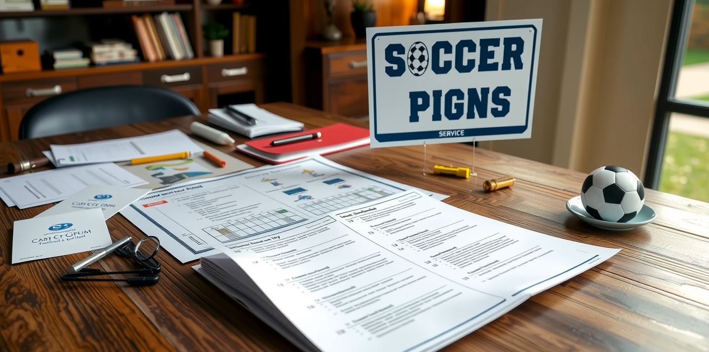 Preparation visual for Soccer Yard Signs Guide