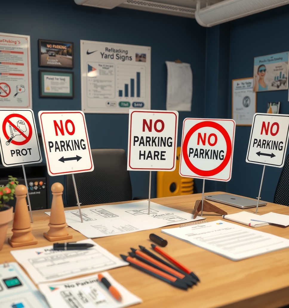 Preparation visual for No Parking Yard Signs Guide