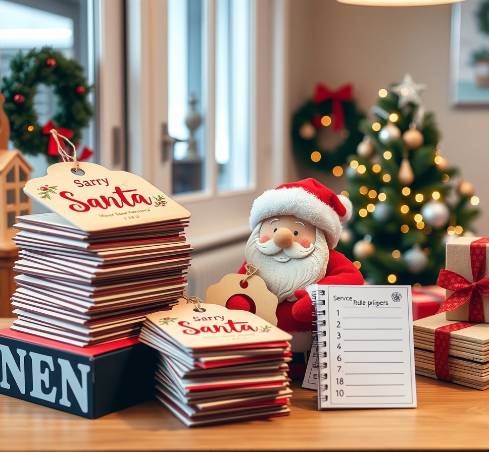 Quality check visual for Santa Wooden Door Hangers Guide