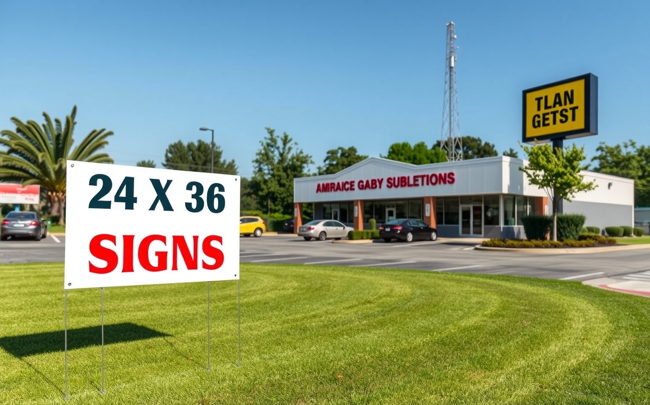 Checklist for 24 X 36 Yard Signs Guide