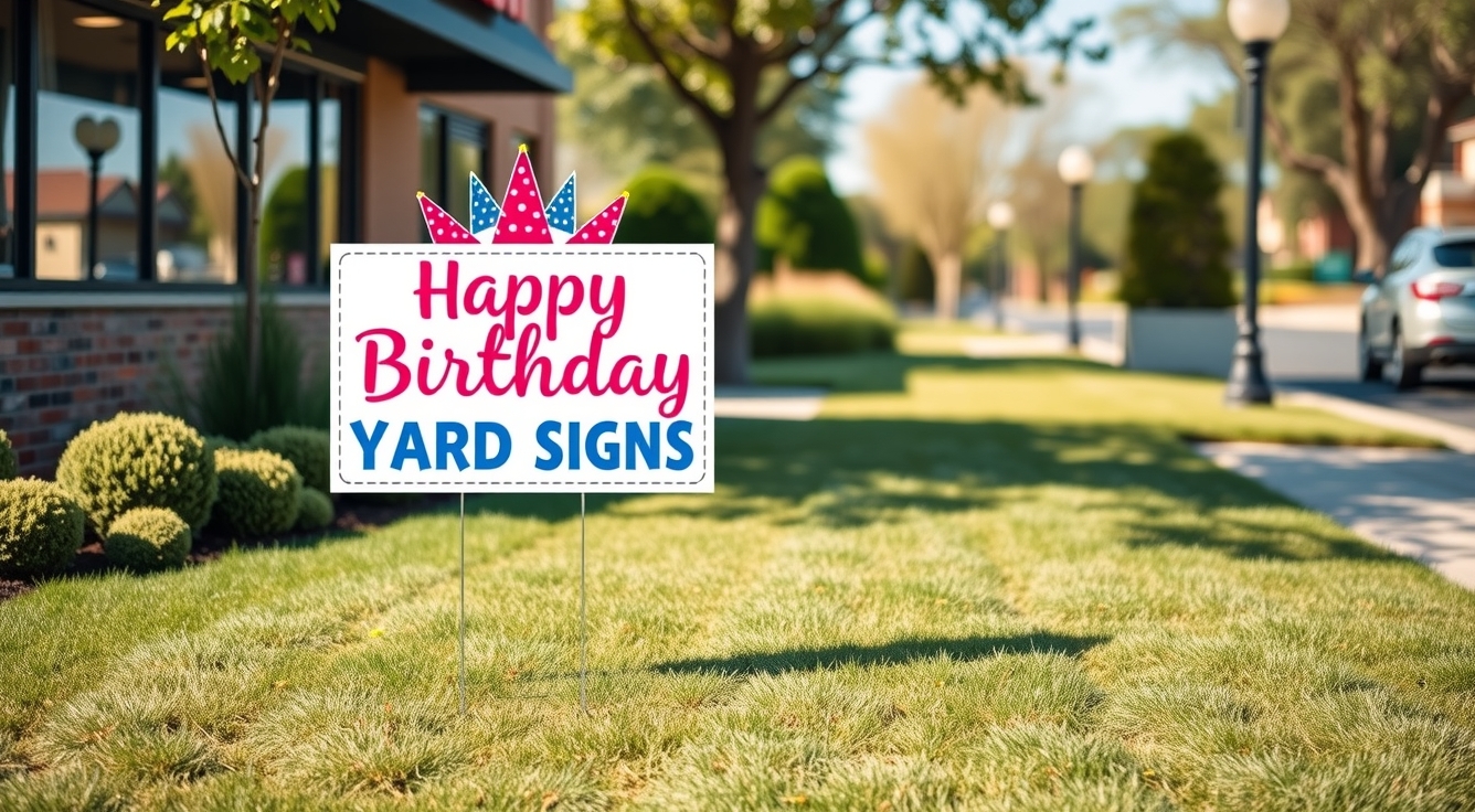 Preparation visual for Happy Birthday Yard Signs Amazon Guide