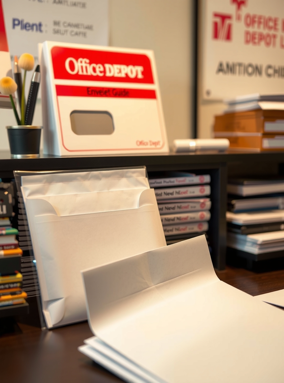 Preparation visual for Office Depot Envelope Printing Guide