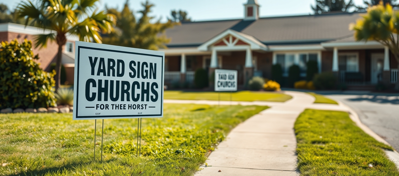 Checklist for Yard Signs for Churches Guide