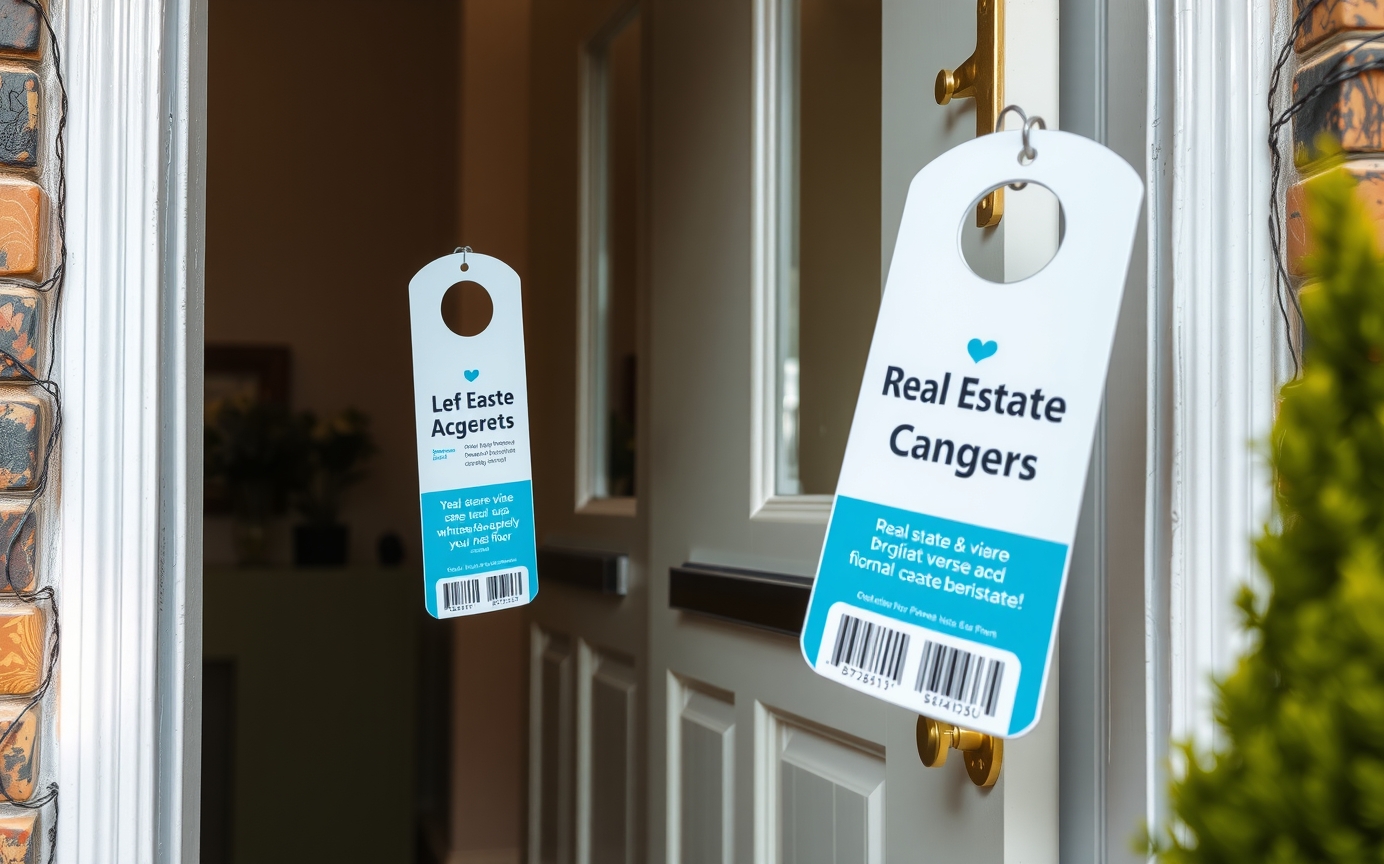Checklist for Real Estate Agent Door Hangers
