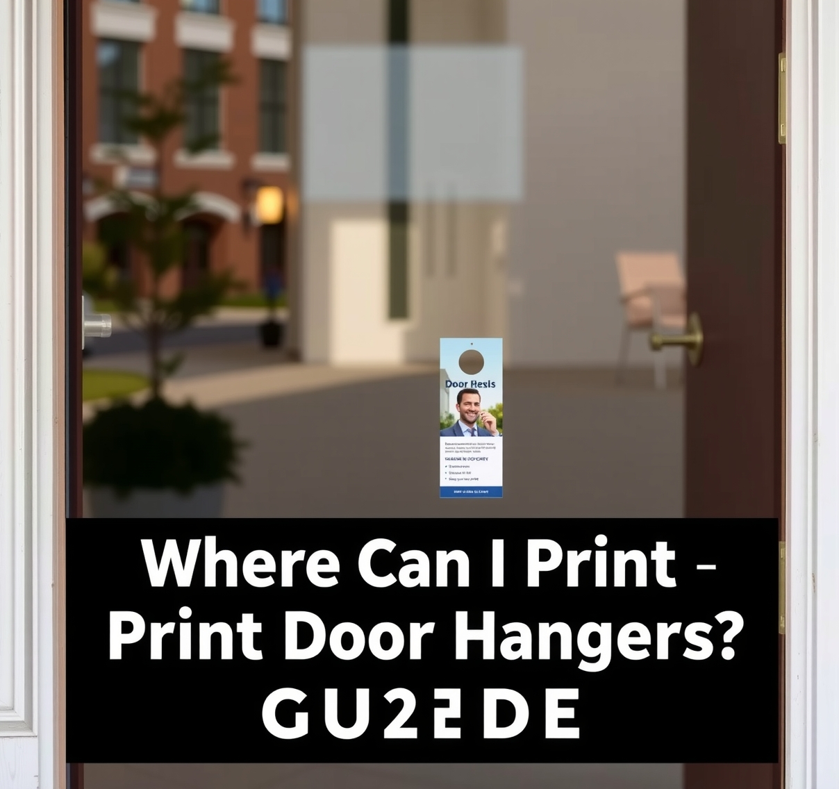Checklist for Where Can I Print Door Hangers Guide