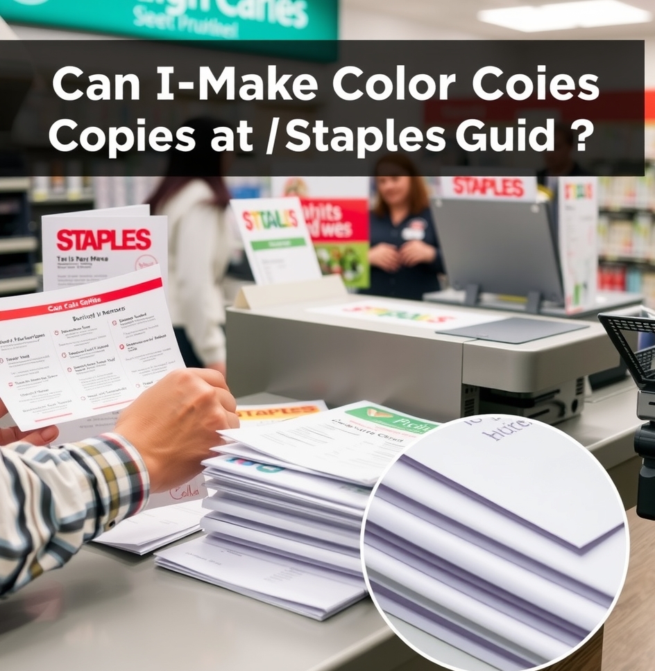 Evaluating the best Can I Make Color Copies at Staples Guide environment