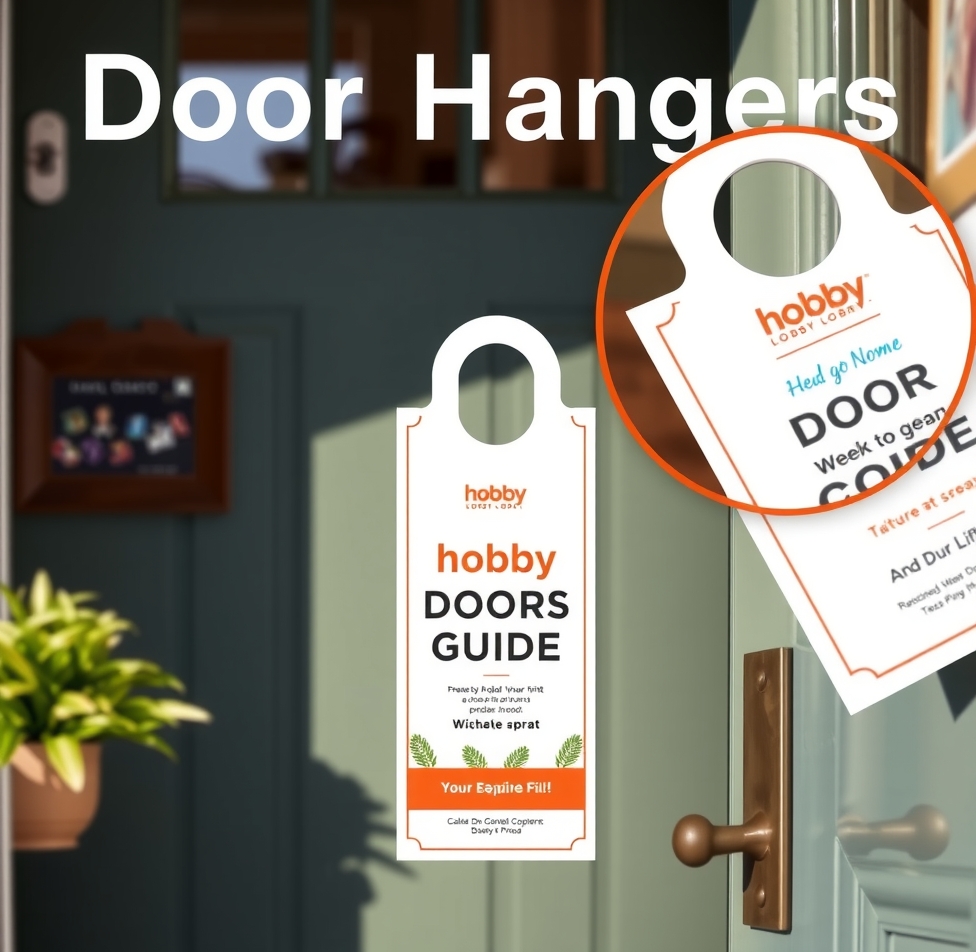 Preparation visual for Hobby Lobby Door Hangers Guide