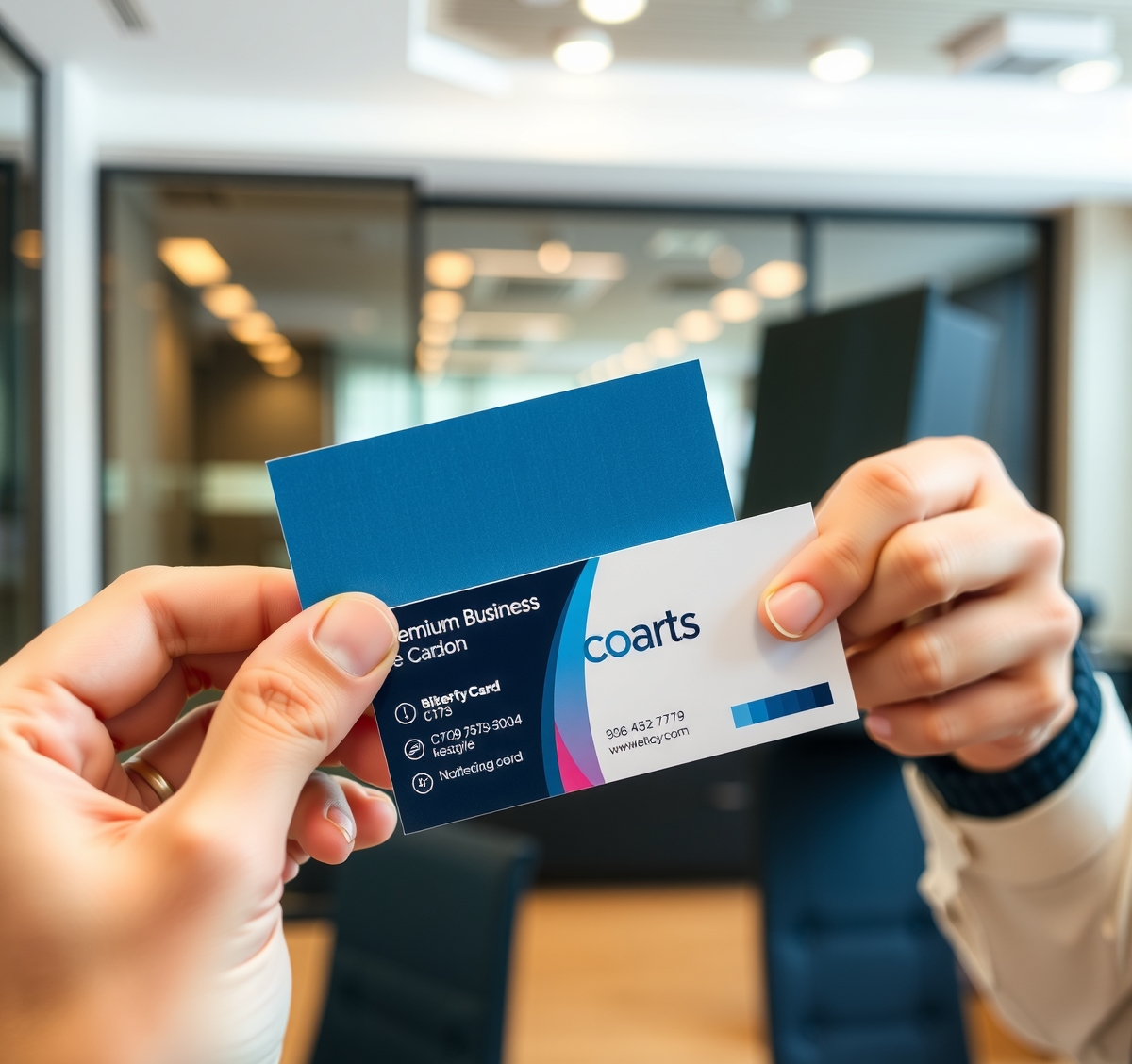 Quality check visual for Cvs Business Cards Printing