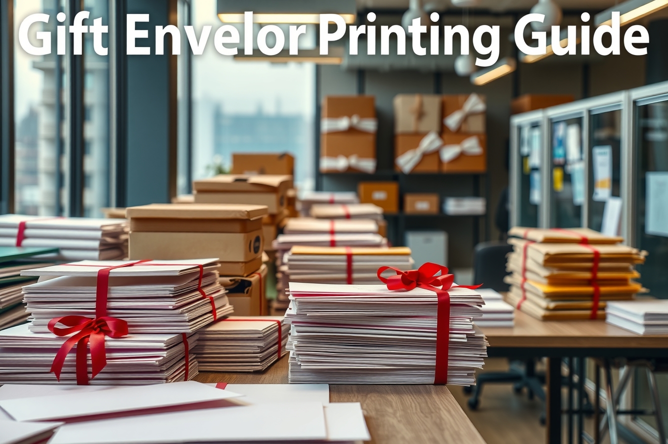 Checklist for Gift Envelope Printing Guide