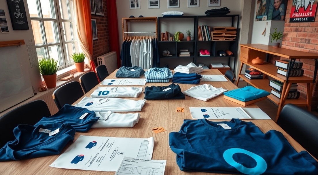 Preparation visual for Online Tshirt Printing Business Guide