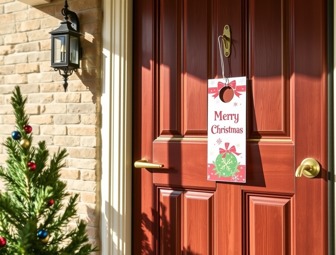 Preparation visual for Christmas Door Hangers Diy Guide