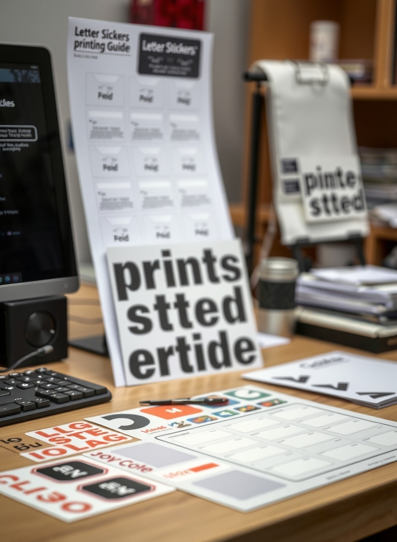 Checklist for Letter Stickers Printing Guide