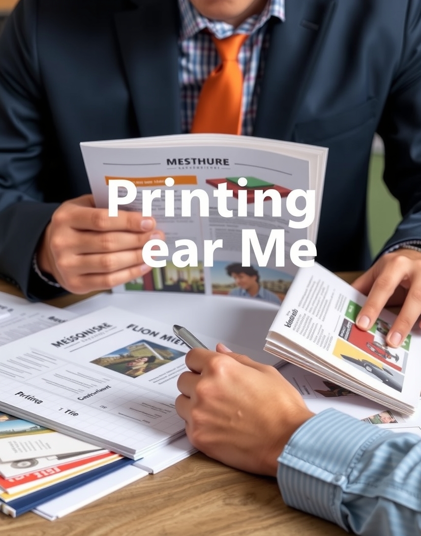 Quality check visual for Brochure Printing Near Me Online Guide