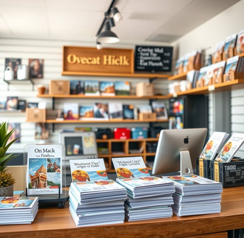 Preparation visual for Marketing Postcard Printing Near Me