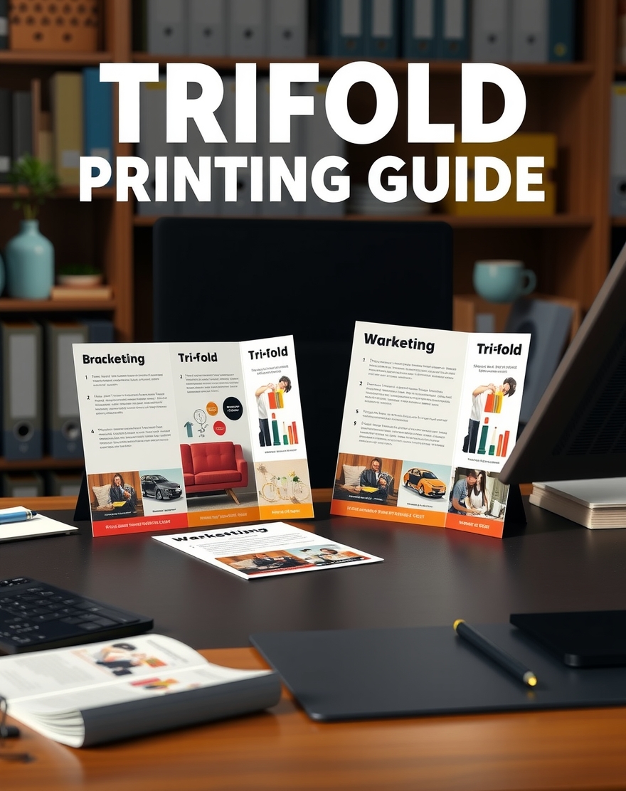 Preparation visual for Trifold Brochure Printing Guide