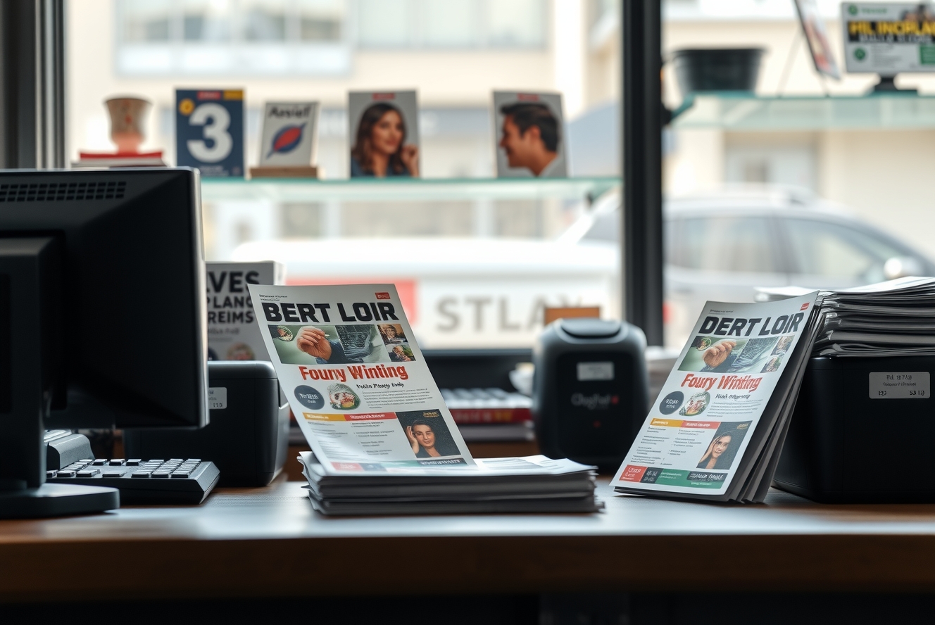 Preparation visual for Dl Flyer Printing Guide