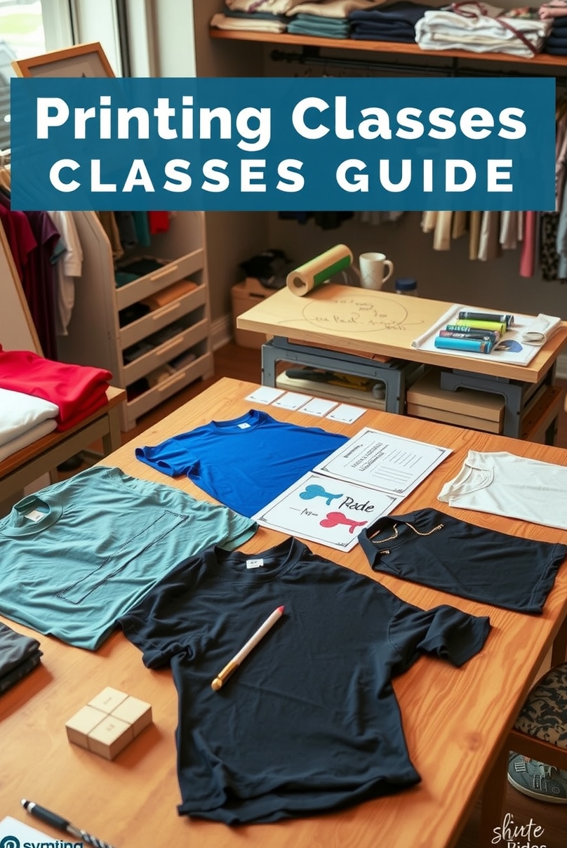 Preparation visual for Tshirt Printing Classes Guide
