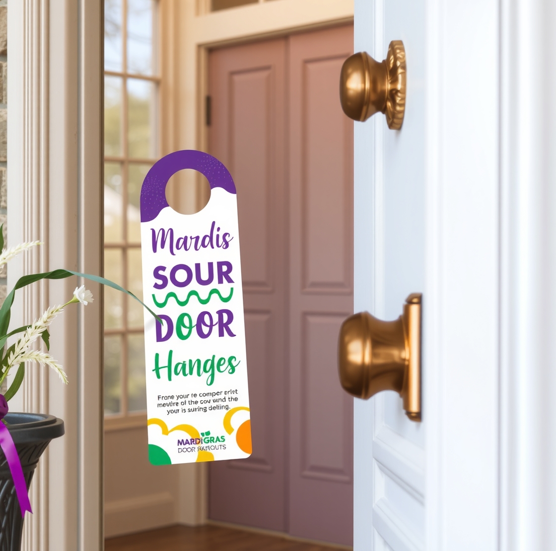 Checklist for Mardi Gras Door Hangers Guide