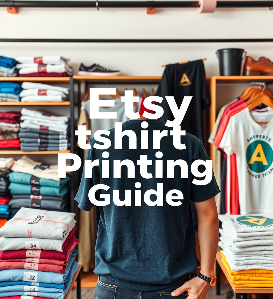 Etsy Tshirt Printing Guide