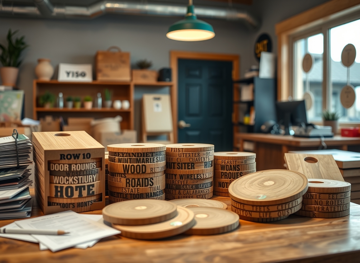 Quality check visual for Wood Rounds for Door Hangers Guide