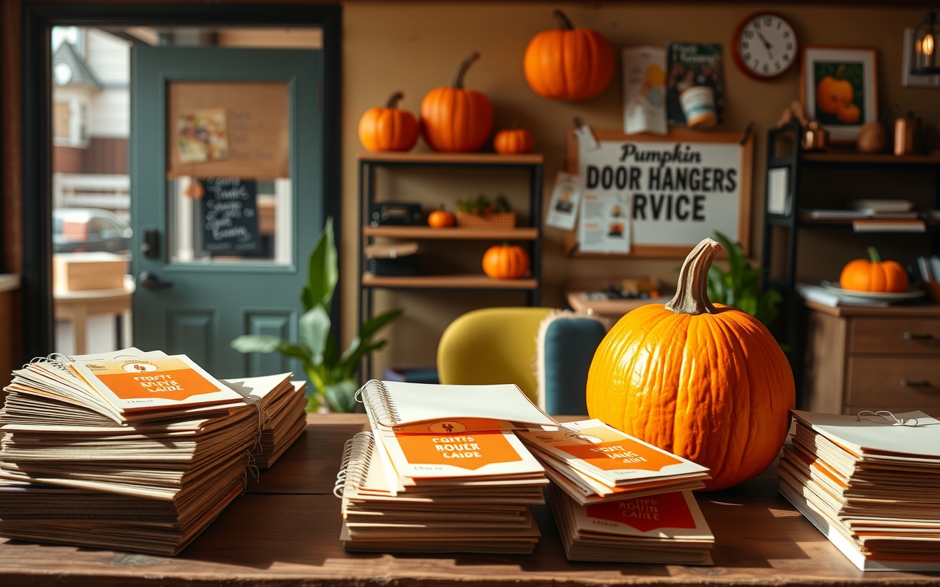 Preparation visual for Pumpkin Door Hangers Guide