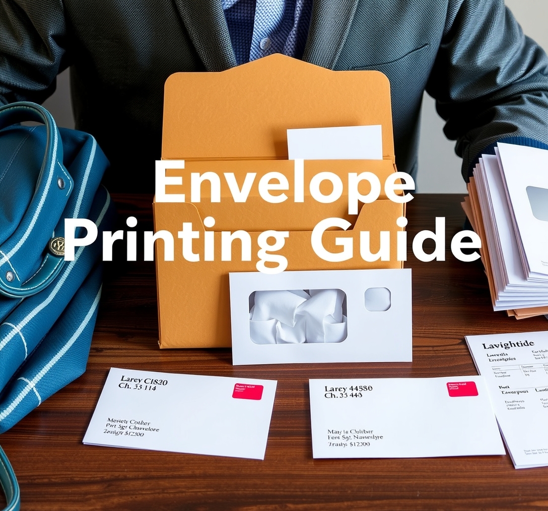 Preparation visual for Libreoffice Envelope Printing Guide