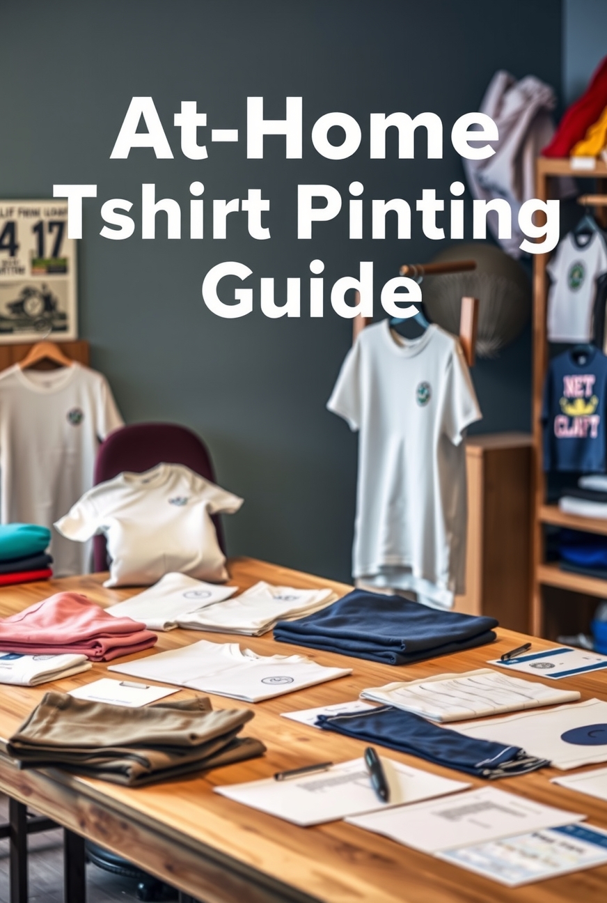 Preparation visual for At Home Tshirt Printing Guide