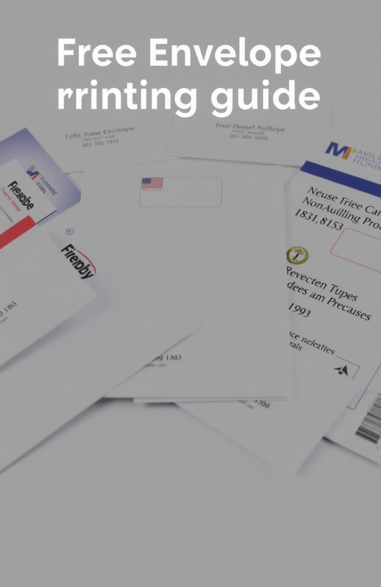 Checklist for Free Envelope Printing Programs Guide