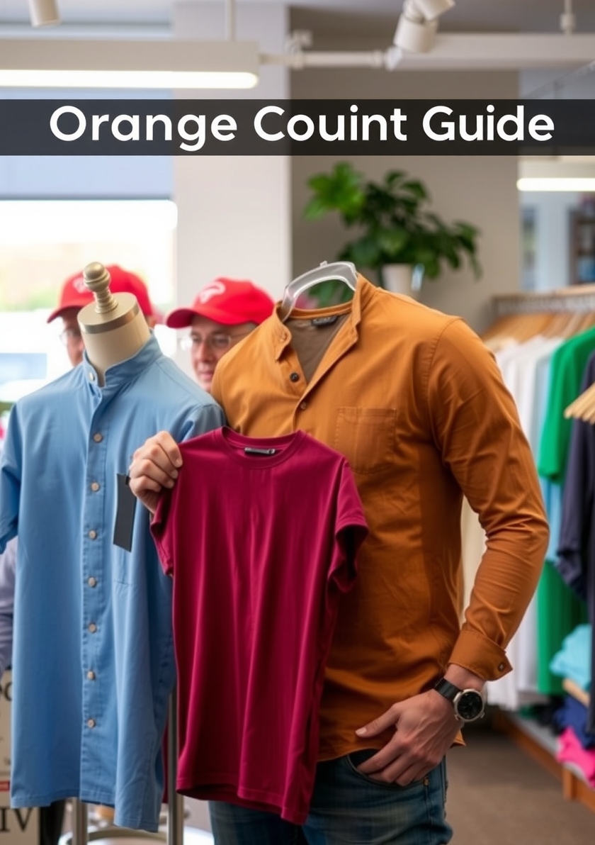 Preparation visual for Tshirt Printing Orange County Guide