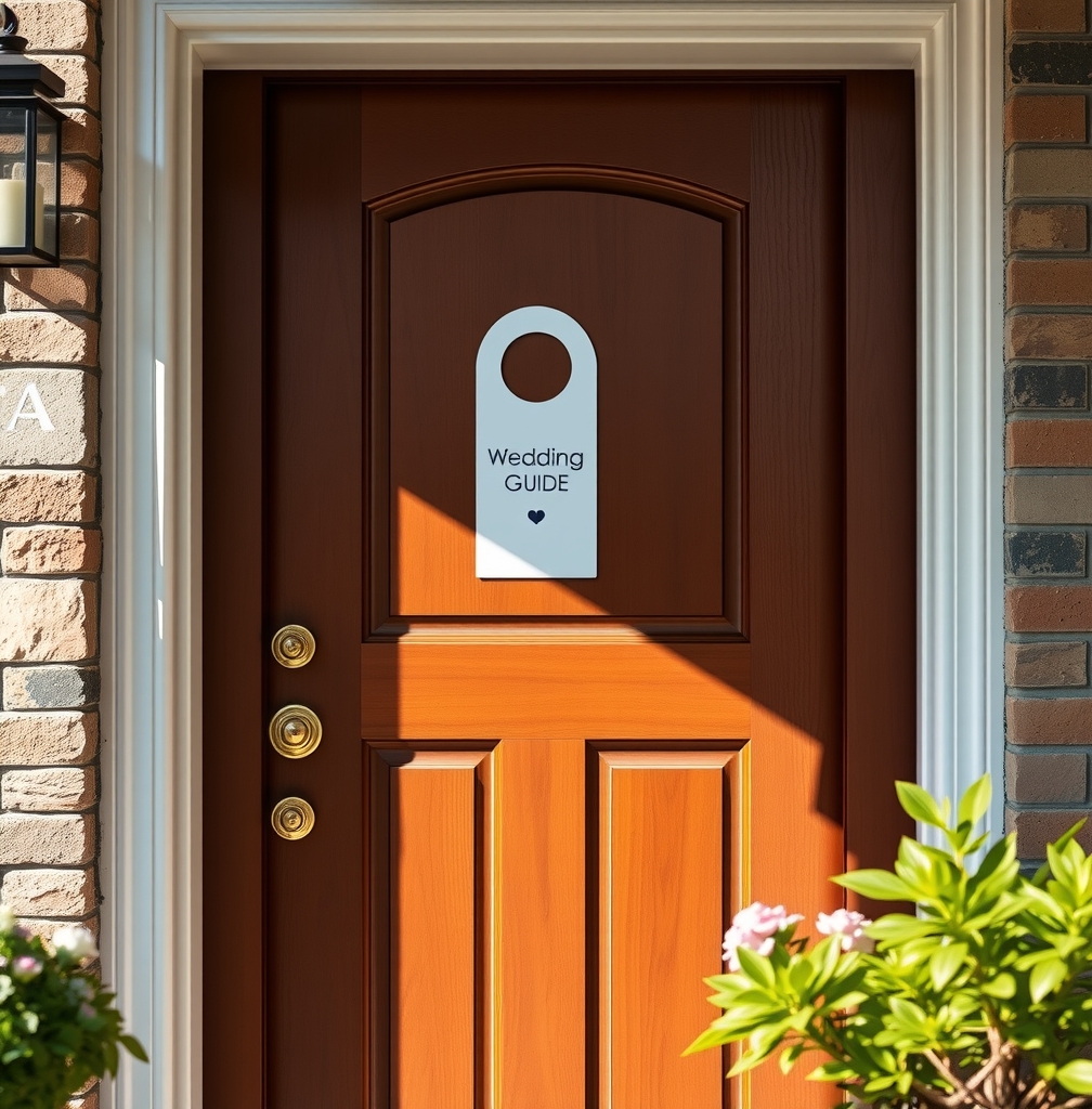 Checklist for Wedding Door Hangers Guide