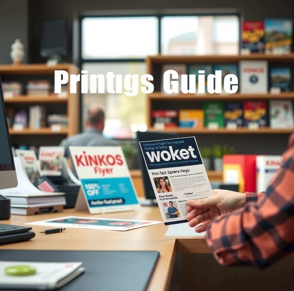 Checklist for Kinkos Flyer Printing Guide