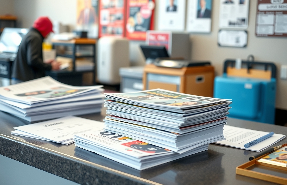 Preparation visual for Kinkos Flyer Printing Guide