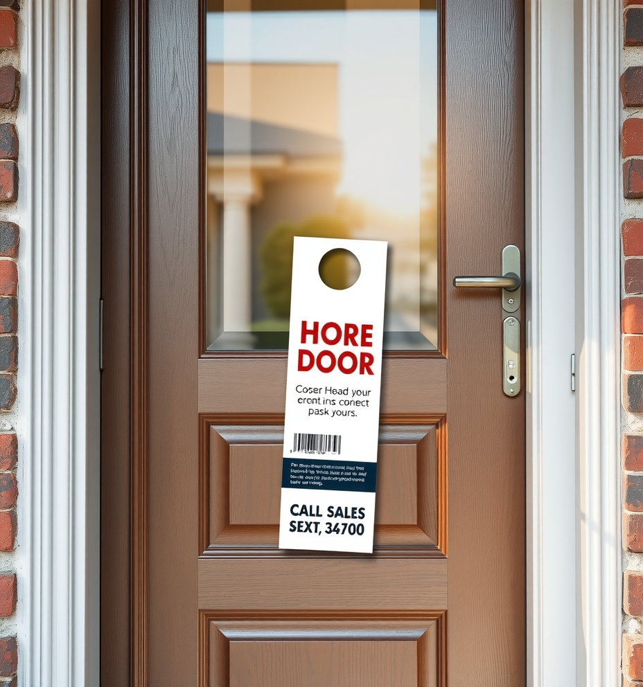 Checklist for Real Estate Door Hangers Template