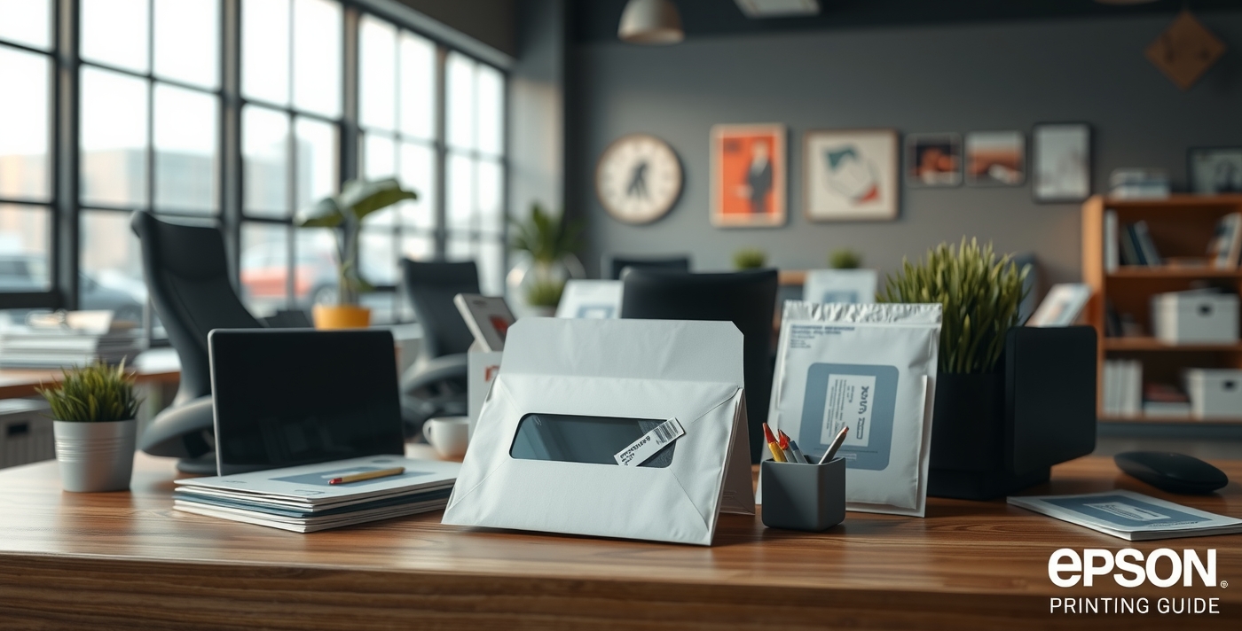 Preparation visual for Epson Envelope Printing Guide