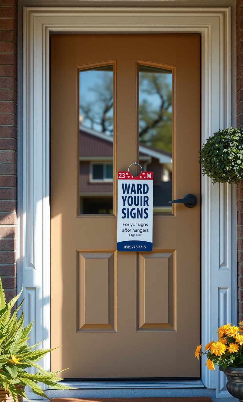 Checklist for Yard Signs and Door Hangers Guide