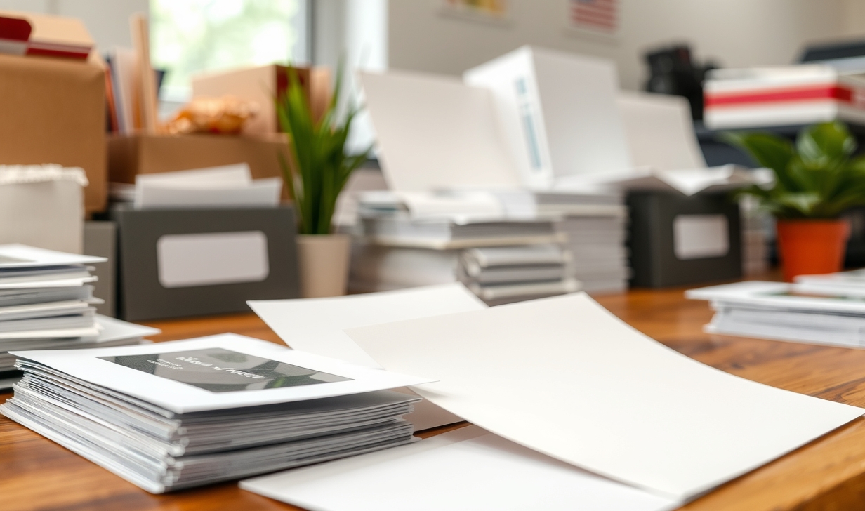 Preparation visual for Online Envelope Printing Services