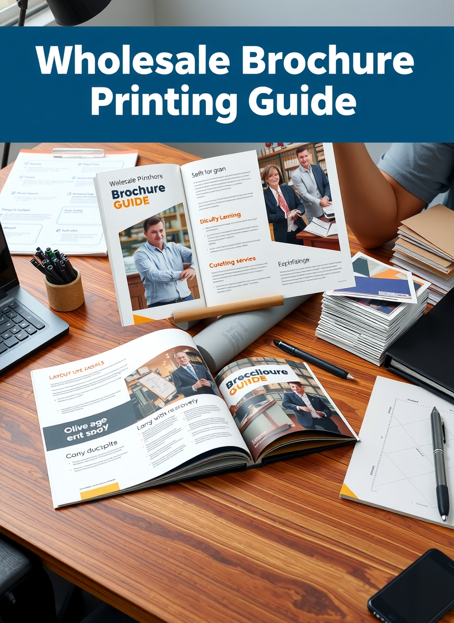 Preparation visual for Wholesale Brochure Printing Guide