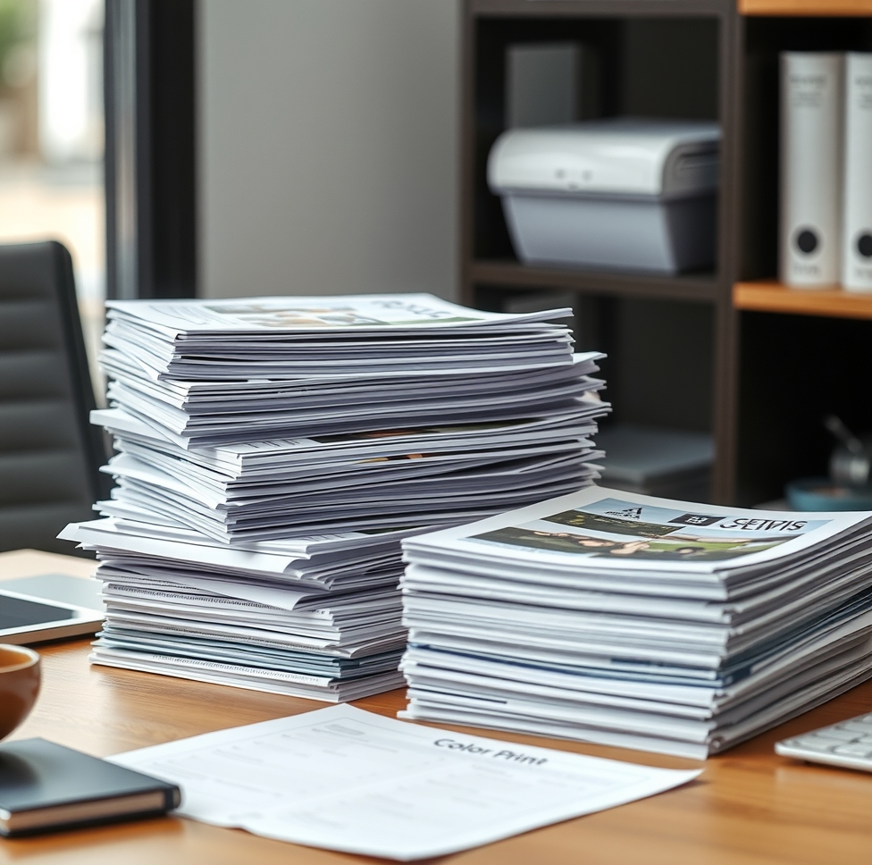 Preparation visual for Vista Print Color Copies Guide