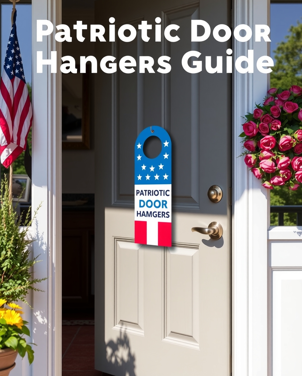 Checklist for Patriotic Door Hangers Guide