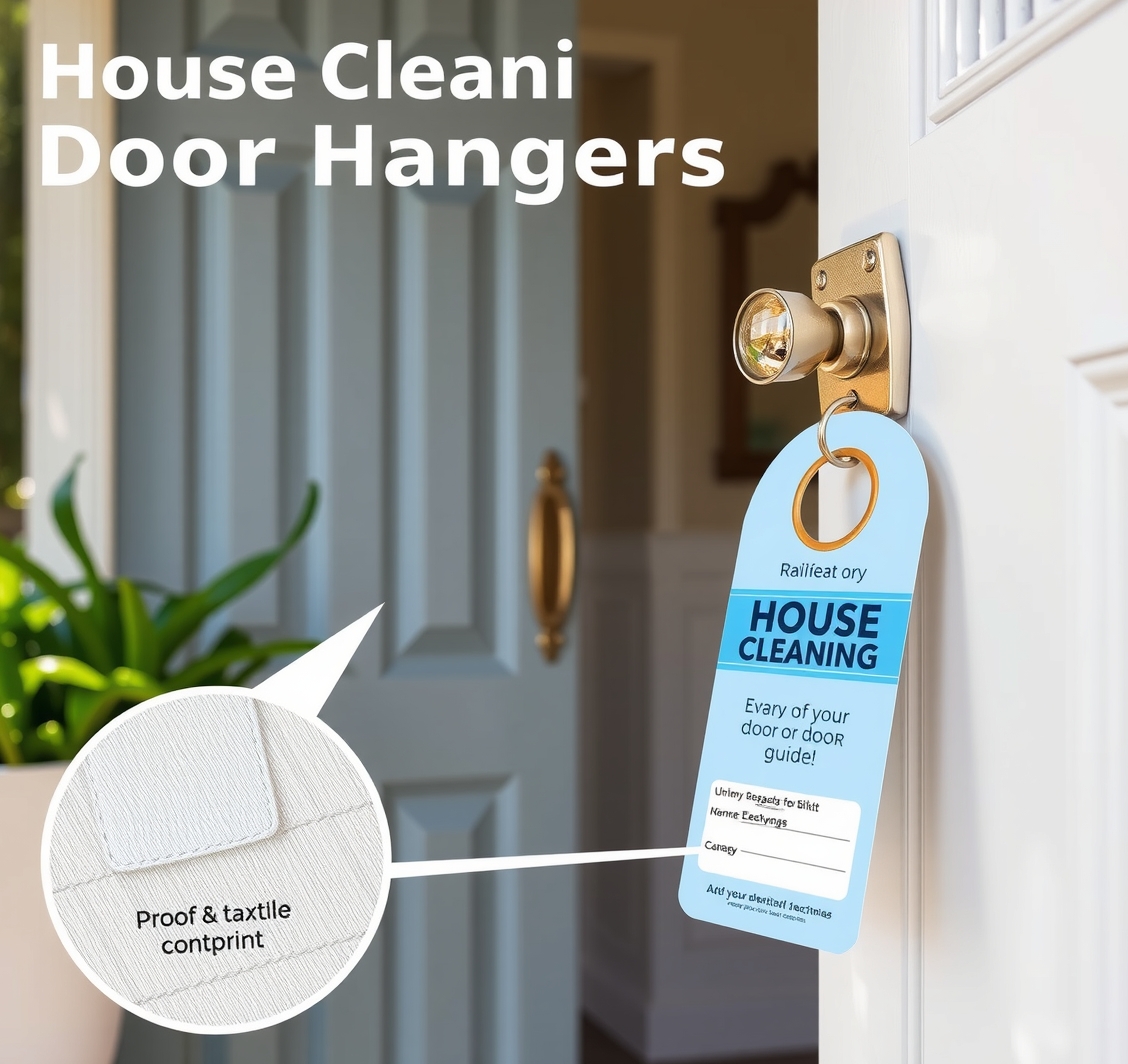 Checklist for House Cleaning Door Hangers Guide