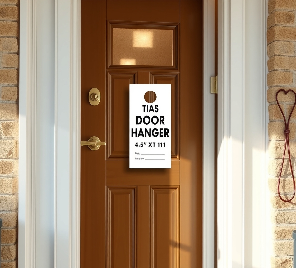 Checklist for Door Hangers 4.5 X 11 Guide