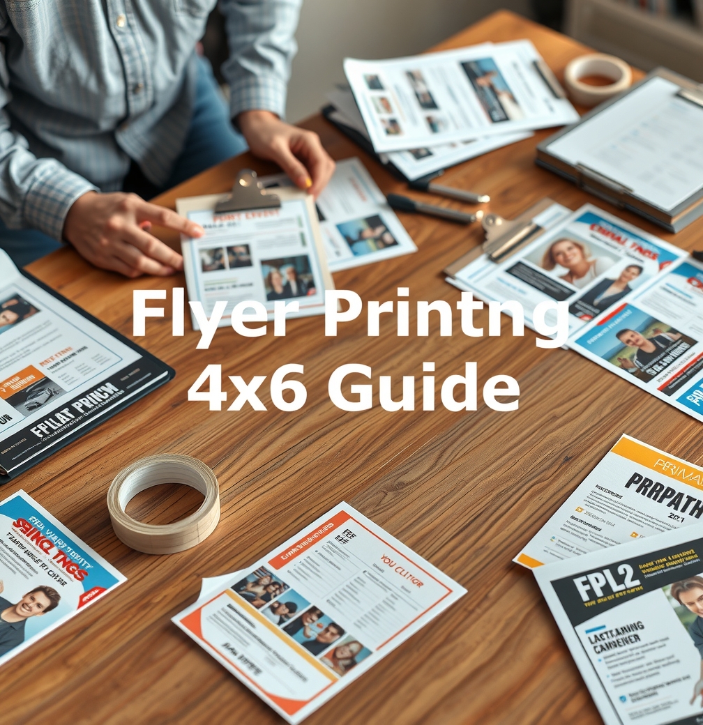 Flyer Printing 4x6 Guide