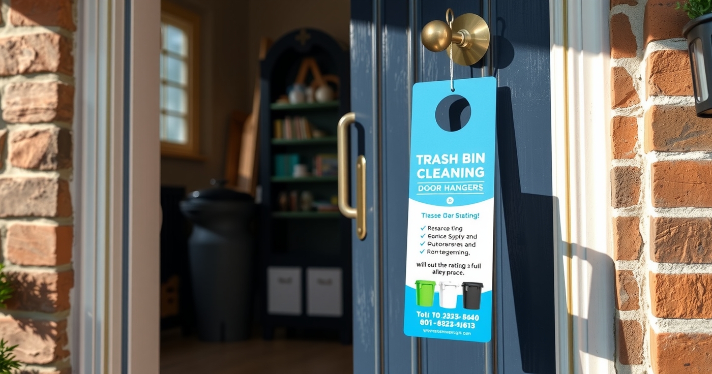 Checklist for Trash Bin Cleaning Door Hangers Guide