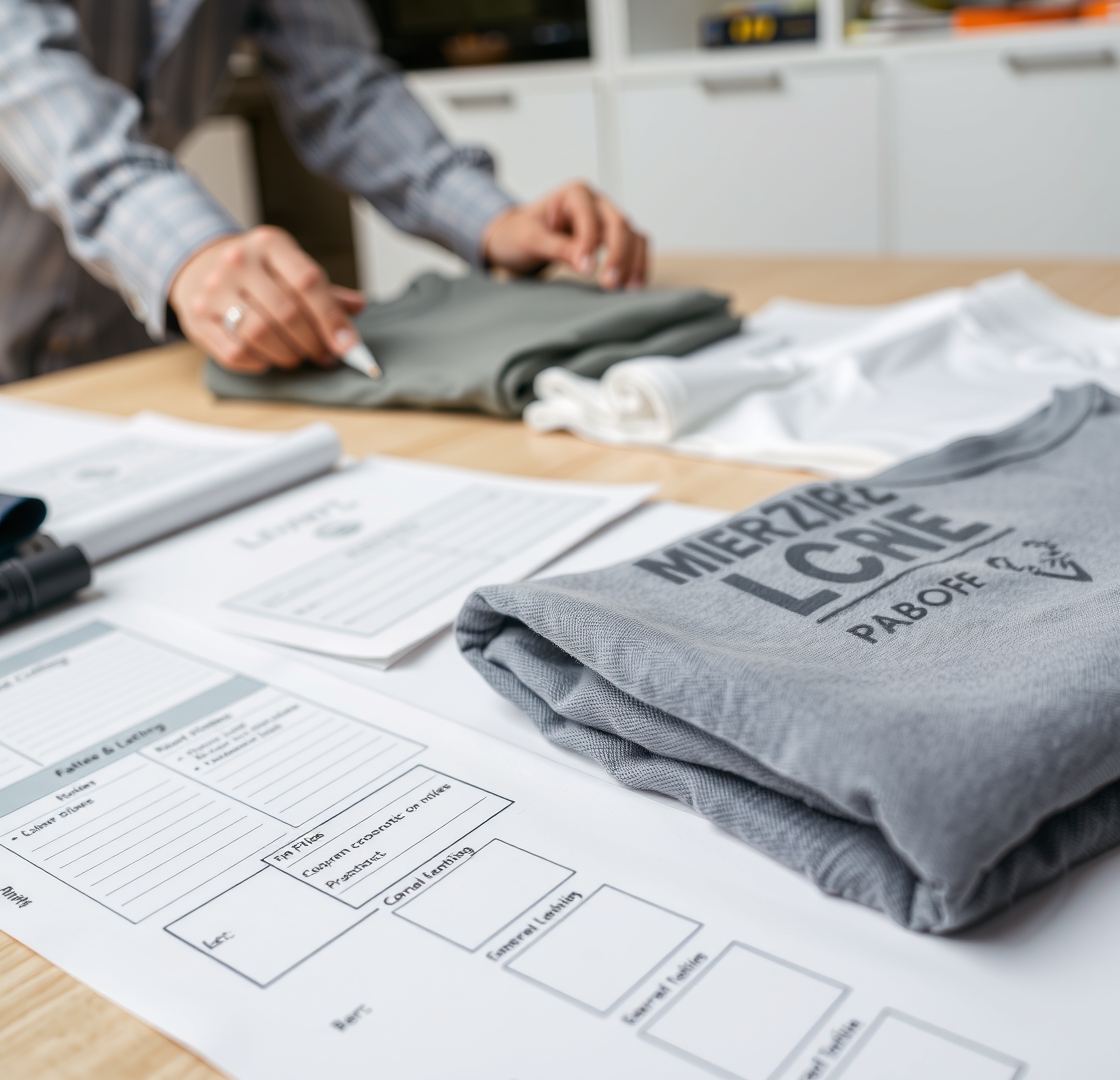 Preparation visual for Business Tshirt Printing Guide