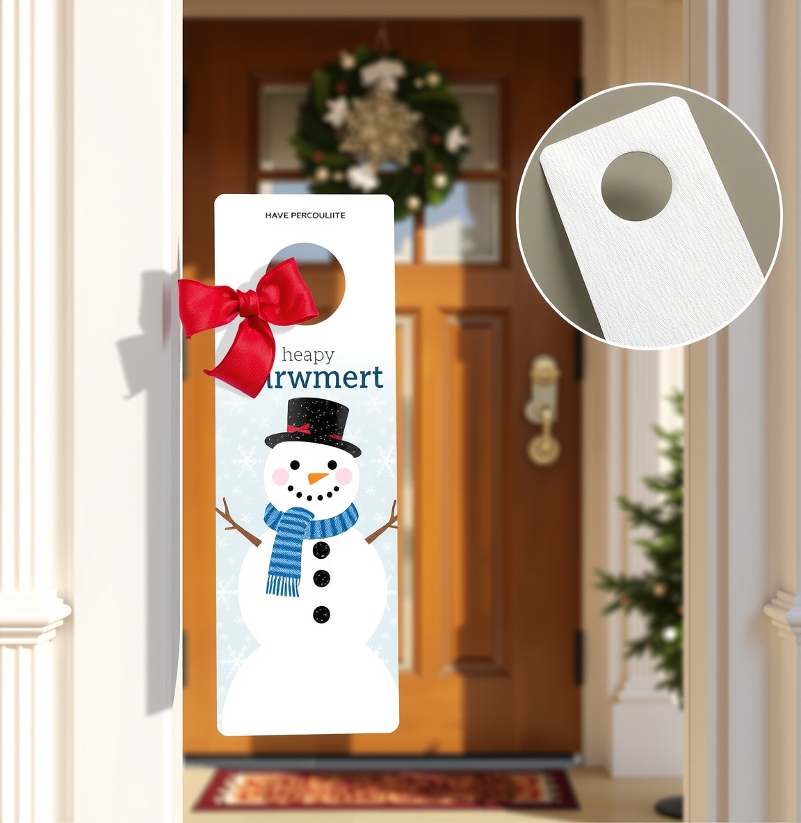 Checklist for Snowman Door Hangers Guide