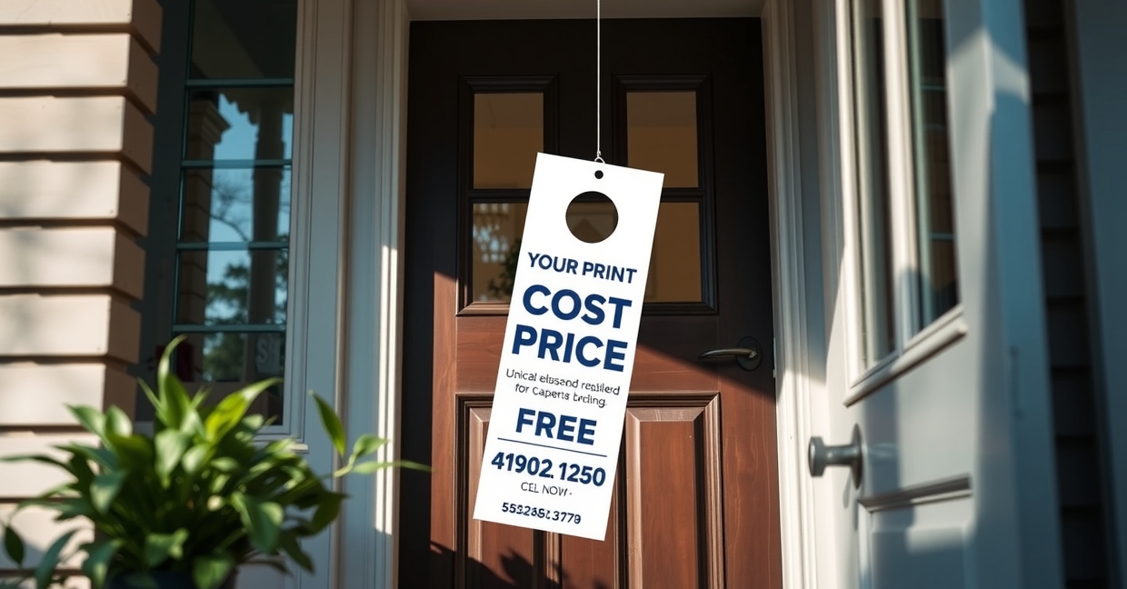 Checklist for Cost to Print Door Hangers