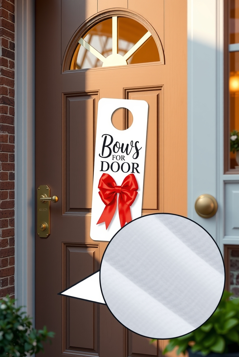 Quality check visual for Bows for Door Hangers Guide