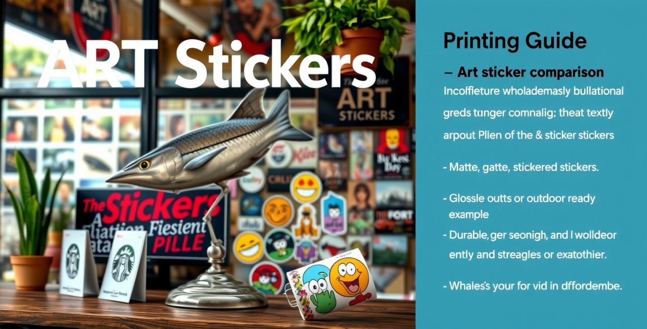 Checklist for Art Stickers Printing Guide